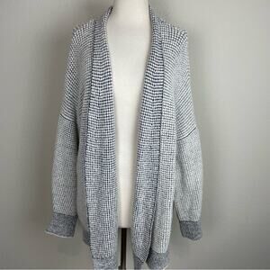 Sleeping on Snow White Black Open Front Cardigan Sweater XS/ S